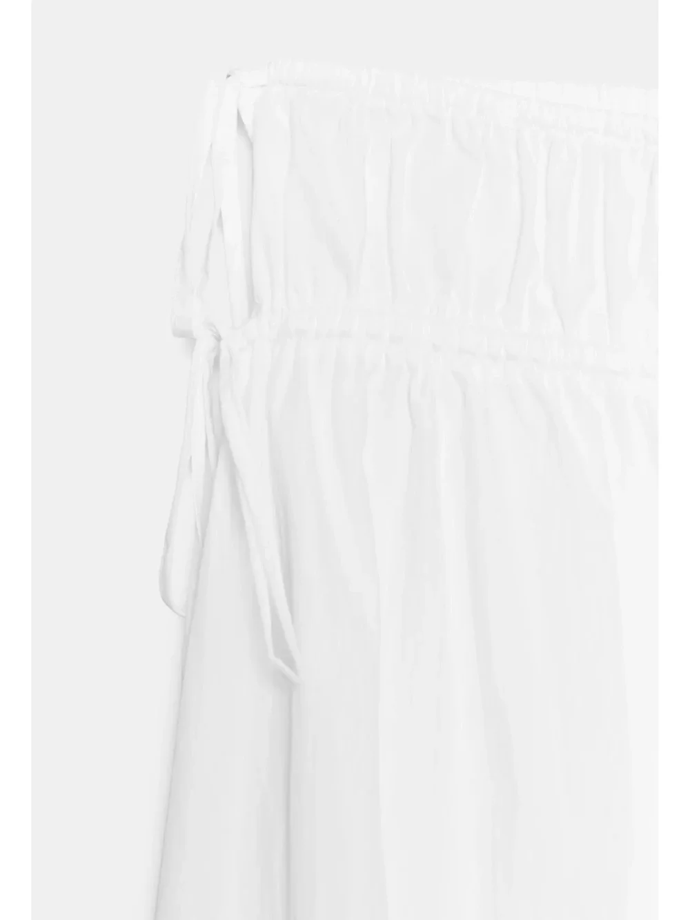 NWT Zara Mid-Rise Culottes White Cotton